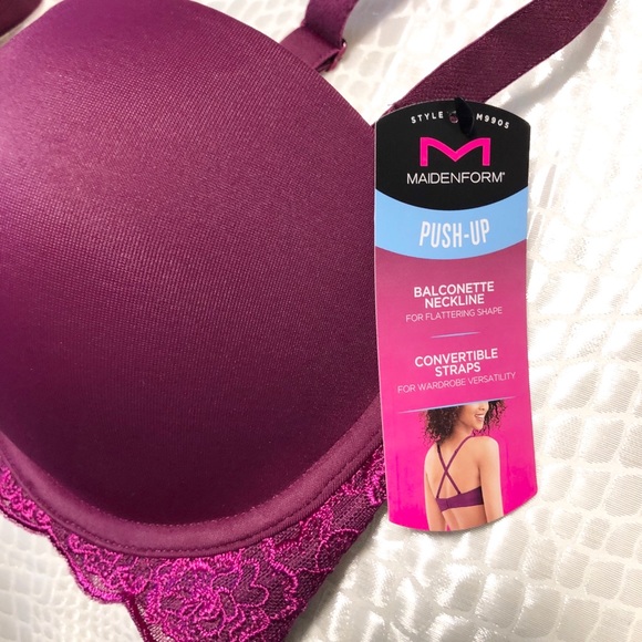 New Maidenform Convertible Strapless Push Up Bra 38C - Picture 11 of 11